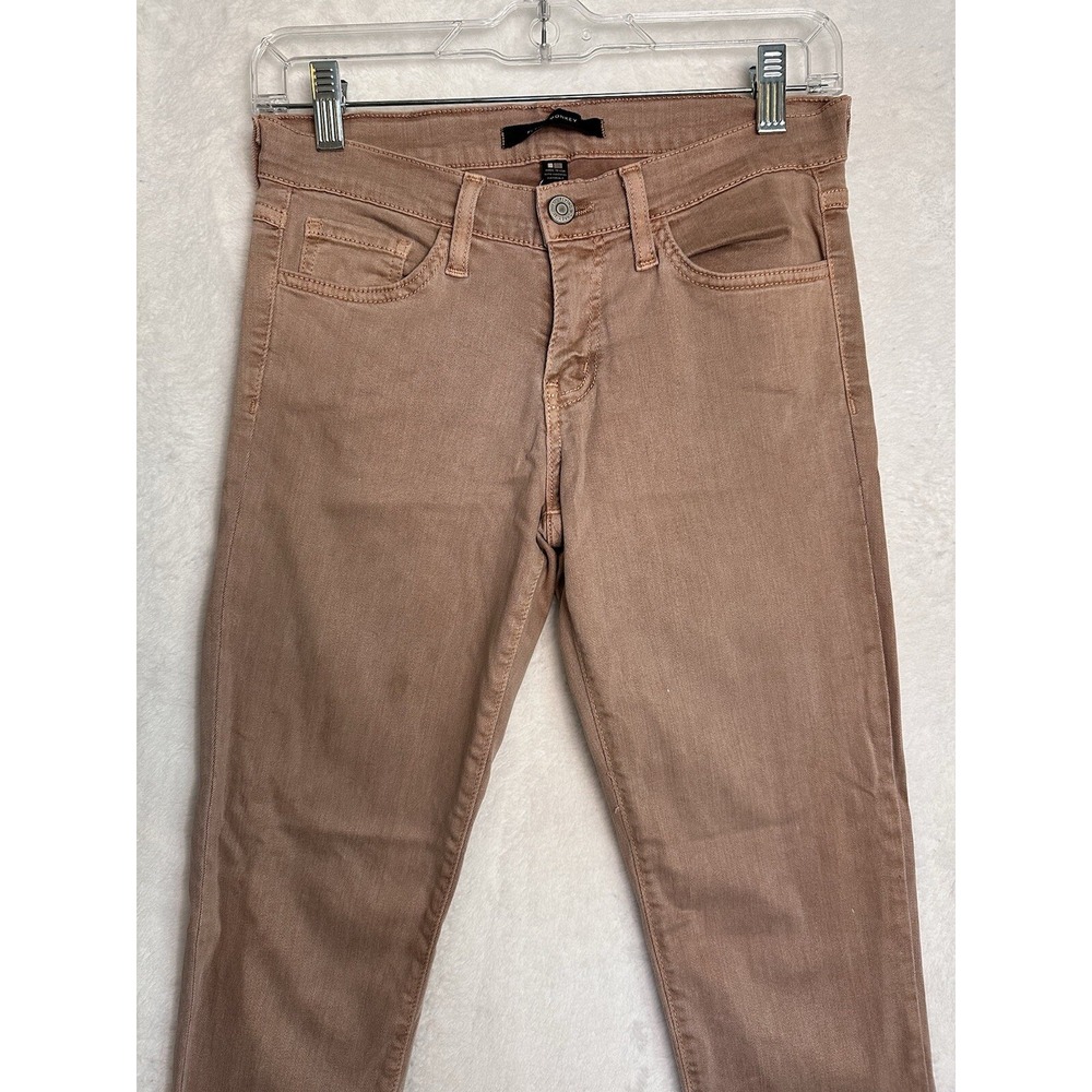 Flying Monkey Womens Jeans 26 US2 Blush Denim Skinny Dark Stretch Frayed‎ Cuffs